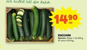 Stora Coop Zucchini erbjuda