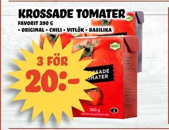 Nelins Krossade tomater erbjuda