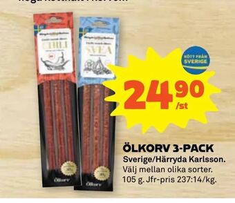Stora Coop Ölkorv 3-pack erbjuda