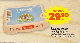 Stora Coop Ägg 15-pack erbjuda