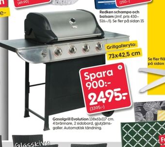 Rusta Evolution Gasolgrill erbjuda