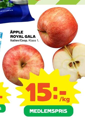 Coop Äpple royal gala erbjuda