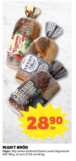 Coop Konsum Mjukt bröd erbjuda
