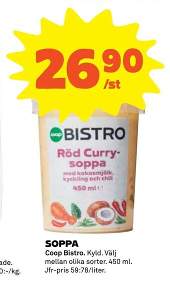 Coop Soppa erbjuda