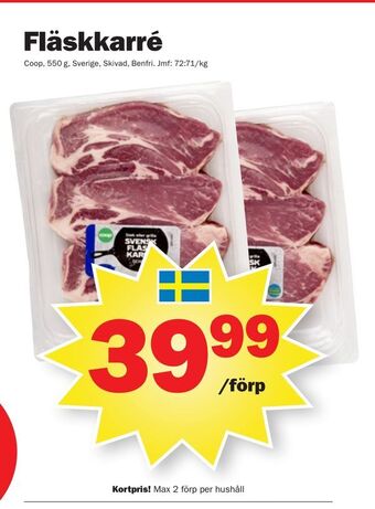 Pekås Fläskkarré erbjuda