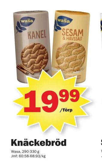 Pekås Knäckebröd erbjuda