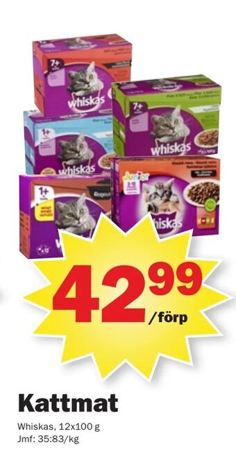 Pekås Kattmat erbjuda