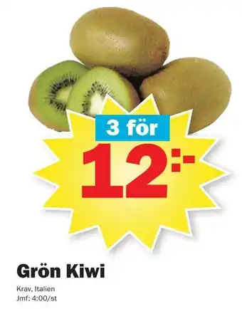 Pekås Grön Kiwi erbjuda