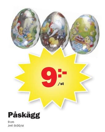 Pekås Påskägg erbjuda