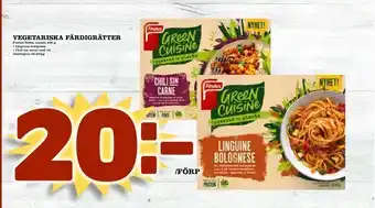 Prisma Mat Vegetariska färdigrätter erbjuda