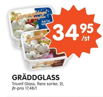 Tempo Gräddglass erbjuda