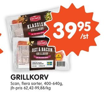 Tempo Grillkorv erbjuda