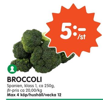 Tempo Broccoli erbjuda