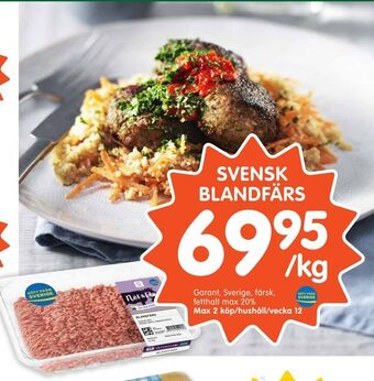 Tempo Svensk blandfärs erbjuda