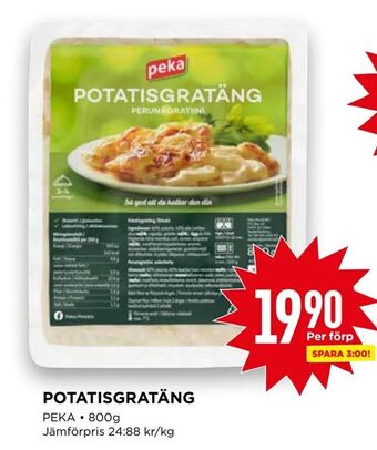 Willys Potatisgratäng erbjuda