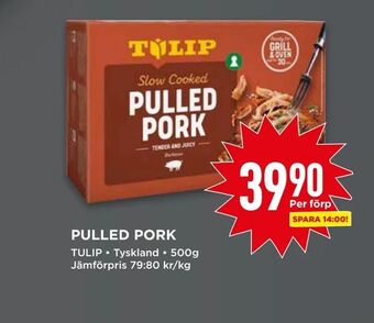 Willys Pulled pork erbjuda