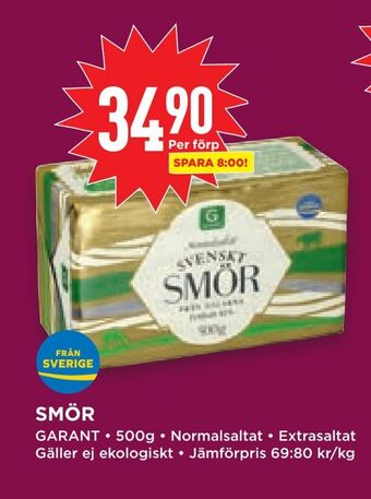 Willys Hemma Smör erbjuda