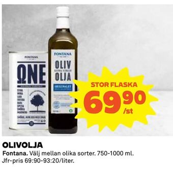 Coop Olivolja erbjuda