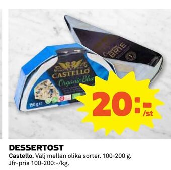 Coop Dessertost erbjuda