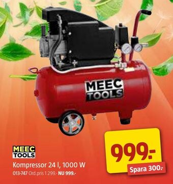 Jula Kompressor 24 l, 1000 W erbjuda