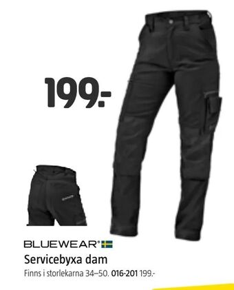 Jula Servicebyxa dam erbjuda