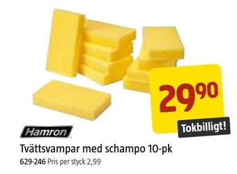 Jula Tvättsvampar med schampo erbjuda