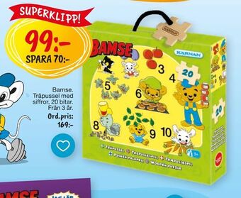 Leklust Bamse erbjuda