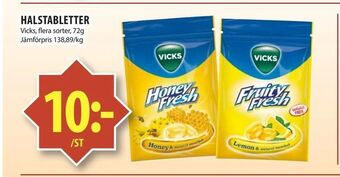 Matvärlden Tensta Halstabletter erbjuda