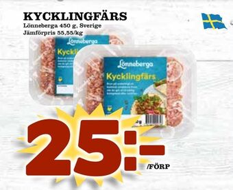 Matvärlden Tensta Kycklingfärs erbjuda