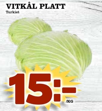 Matvärlden Tensta Vitkål platt erbjuda