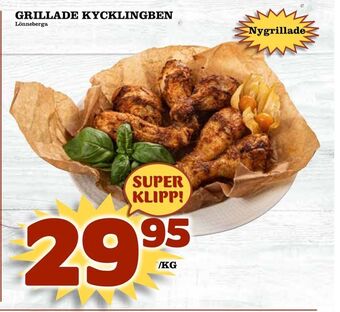 Nya Pulsen GRILLADE KYCKLINGBEN erbjuda
