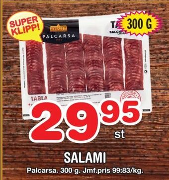 Nya Pulsen Salami erbjuda