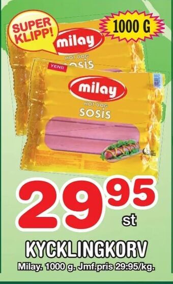 Nya Pulsen Kycklingkorv erbjuda
