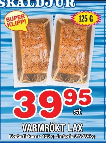 Nya Pulsen Varmrökt lax erbjuda
