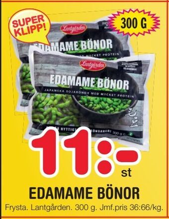 Nya Pulsen Edamame bönor erbjuda
