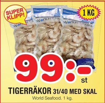 Nya Pulsen Tigerräkor erbjuda