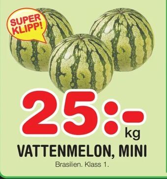 Nya Pulsen Vattenmelon, mini erbjuda