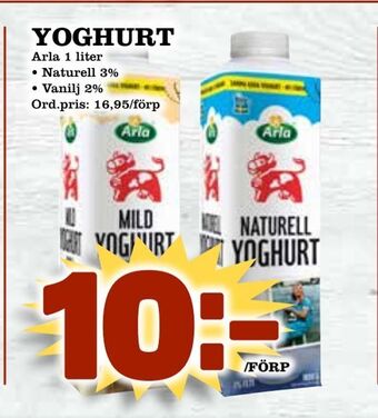 Supergrossen Yoghurt erbjuda
