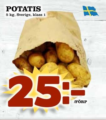 Supergrossen Potatis erbjuda