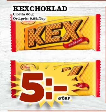 Supergrossen Kexchoklad erbjuda
