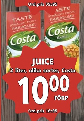 Supergrossen Juice erbjuda