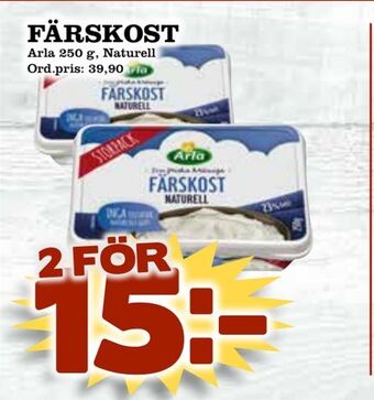 Supergrossen Färskost erbjuda
