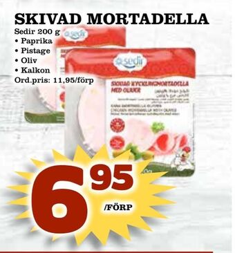 Supergrossen Skivad mortadella erbjuda