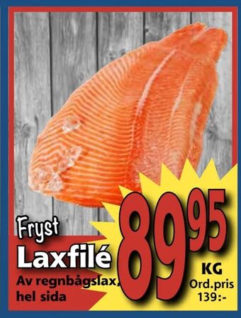 Supergrossen Laxfilé erbjuda