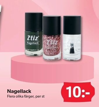 DollarStore Nagellack erbjuda