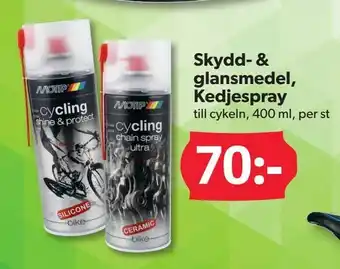 Skydd & glansmedel, Kedjespray
