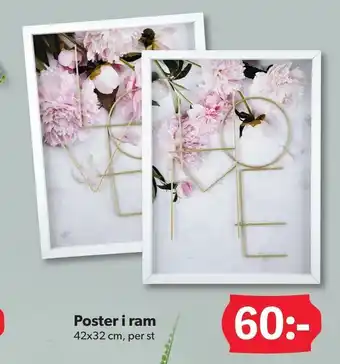 DollarStore Poster i ram erbjuda