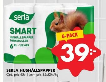 ÖoB Serla hushållspapper erbjuda