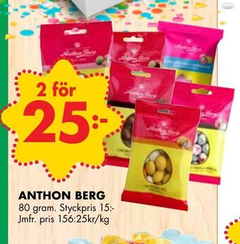 ÖoB Anthon berg erbjuda