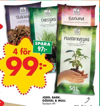 ÖoB Jord, bark, gödsel & mull erbjuda